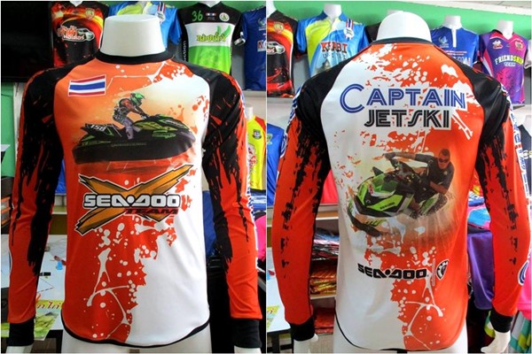 เสื้อพิมพ์ลาย-เสื้อแข่งเจ็ทสกี-Captain-Jetski