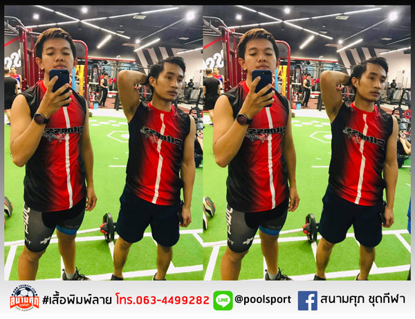 เสื้อวิ่งพิมพ์ลาย-Fitness-Lifestyle