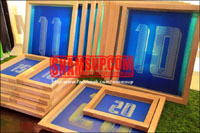 งานบล็อคสกรีน Font 90Minute ร้าน EF Sport จ.กาฬสินธุ์